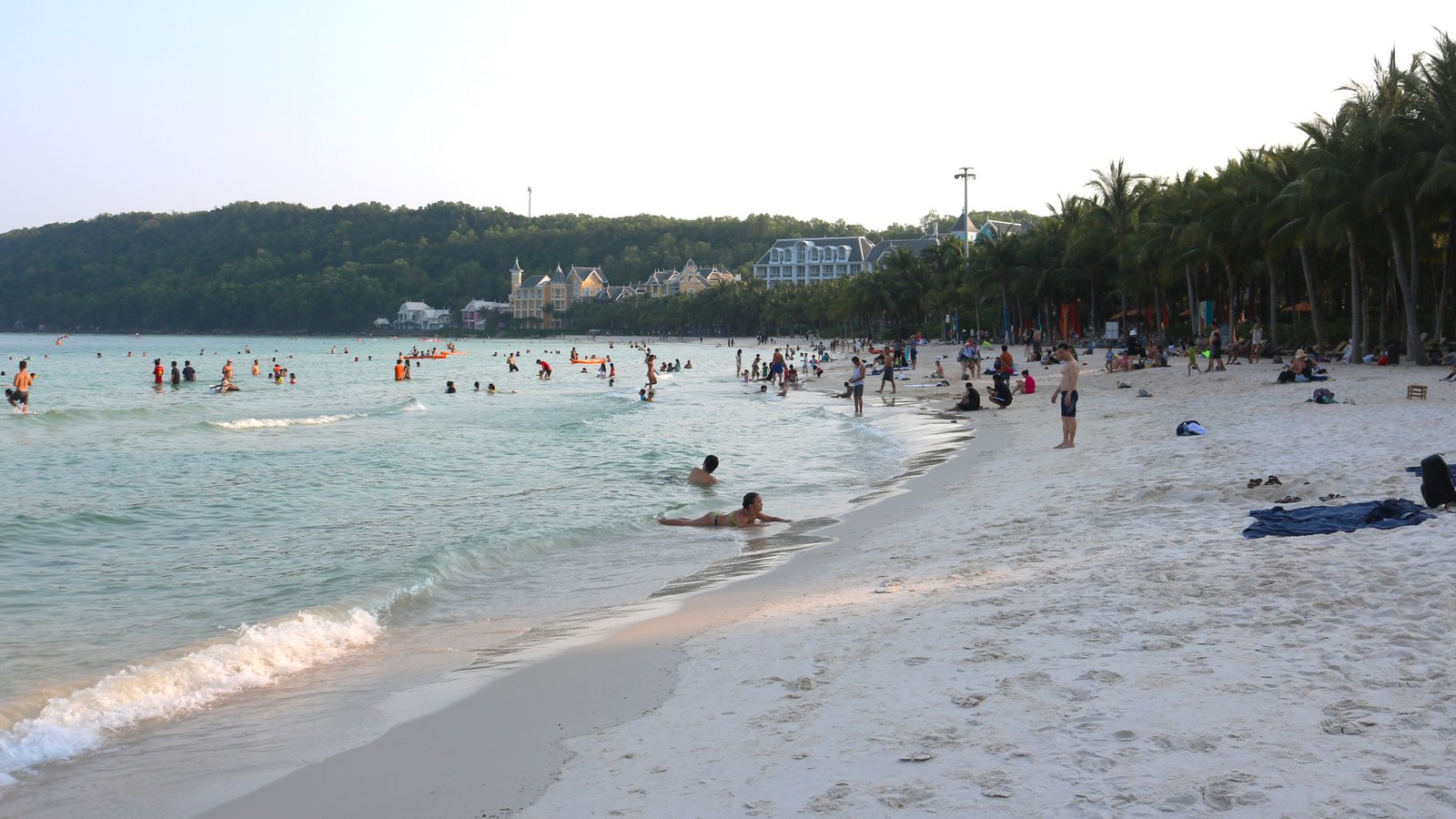 Khem Beach — white sand, crystal water